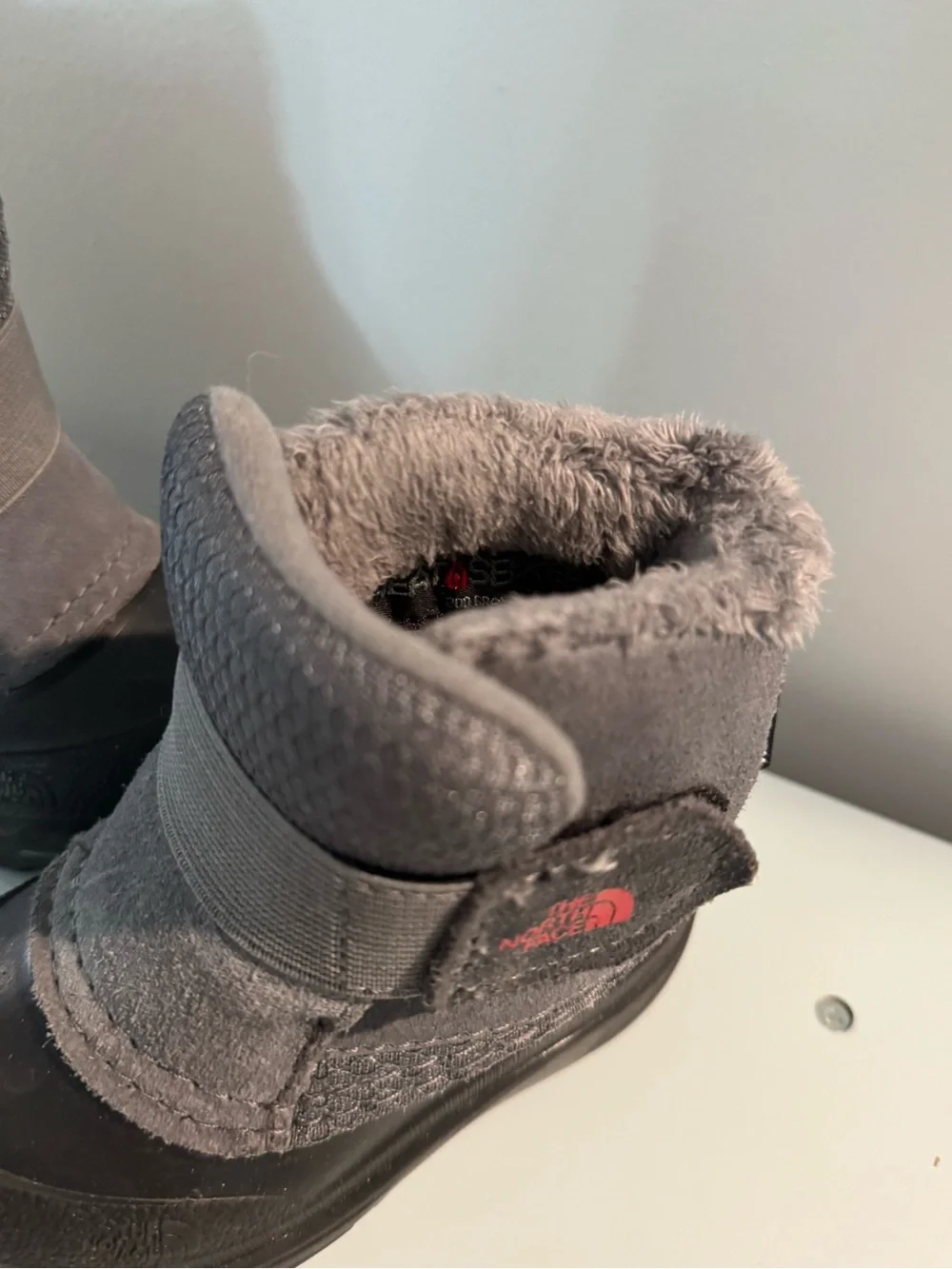North face Toddler Alpenglow II Boots Waterproof Winter Boots - Gray